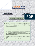Class 9 - mySEAT Sample Test Paper