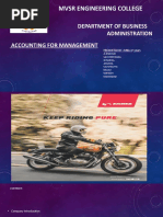 Eicher Motors financial analysis