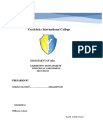 MARKETING ASSIGNMENT INDIVIDUAL - Docx Rekik