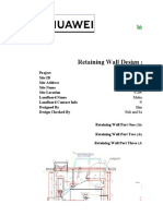 Retaining Wall Design and Analysis