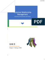 CRM Unit 3 - Strategic CRM