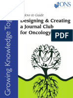 Designing & Creating A Journal Club For Oncology Nurses: A How-To Guide