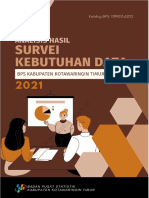 Analisis Hasil Survei Kebutuhan Data BPS Kabupaten Kotawaringin Timur 2021