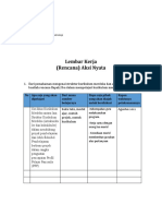 Lembar Kerja Rencana Aksi Nyata