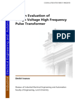 5361 Full Document Design Evaluation of A High Voltage High Frequency Pulse Transformer