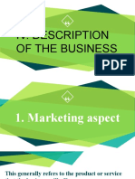 Chapter 4 - Description of The Business