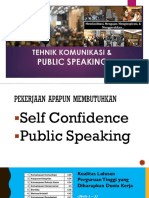 Tehnik Komunikasi Public Speaking