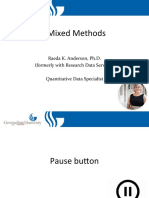 Mixed Methods Research Designs