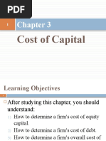 Chapter 3 Cost of Capital