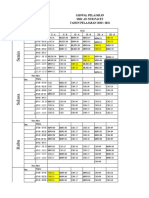 Jadwal Pelajaran SMK An-Nur Pacet TAHUN PELAJARAN 2020 / 2021