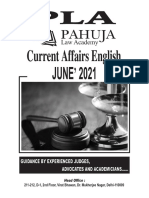 Current Affairs Month of June' 2021 With Cover Page