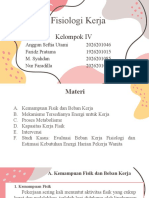 Fisiologi Kerja Kelompok IV