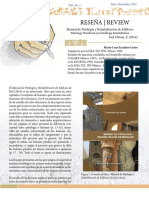 Reseña - Review: Manual de Patología y Rehabilitación de Edificios Fiol Olivan, F. (2014)