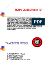 Instructional Development (ID) Model