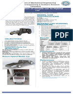 Modification of Simple Car To Hybrid Car