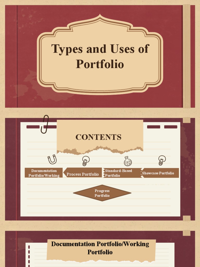 Types and Uses of Portfolio | PDF
