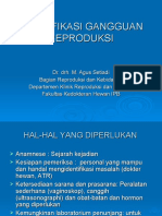 Identifikasi Gangguan Reproduksi