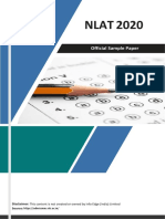 NLAT 2020 Sample Paper