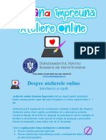 Prezentare Atelier Online Bluza Românească