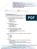 Prueba Curso de Primeros Auxilios