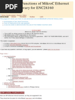 The Secret Functions of MikroC Ethernet Library For ENC28J60