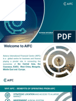 Astana International Financial Centre: MARCH 2022