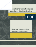 Operations With Complex Numbers