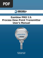 Easidew PRO I.S. Process Dew-Point Transmitter User's Manual