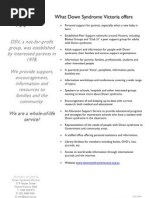 Download What Down Syndrome Victoria offers by Down Syndrome Victoria SN57816444 doc pdf