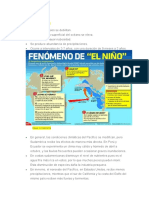 El Niño fenómeno climático Pacífico