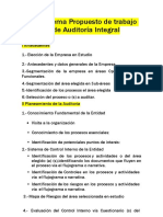 Esquema de Auditoría Integral