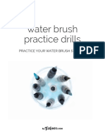 Practice Your Water Brush Strokes