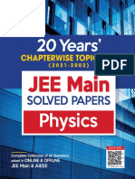Arihant 20 Years Chapterwise Topicwise JEE Main Solved Papers Physics-1