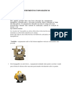 Instrumentos topográficos para levantamentos de campo