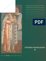 (Studia Basiliana II) Sfântul Vasile Cel Mare - Închinare La 1630 de Ani