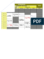 Horarios MECANICA 2022