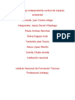 Guía de Trabajo Independiente Control de Impacto Ambiental Jesus Villadiego, Paula Sanchez, Elena Bula, Yarkeidis Osorio, Alexa Lopez, Camila Oñate