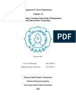 Kelompok 2 - OTM - Resume Chapter 12 Decision Making, Learning, Knowledge Management