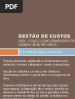 Design de Interiores gestão de Custos