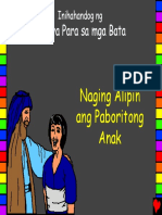 A Favorite Son Becomes a Slave Tagalog