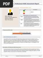 Careerguide - Professional Skill Assessment Report - AP