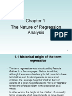 The Nature of Regression Analysis