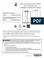 Rinnai Rur98i Installation and Operation Manual