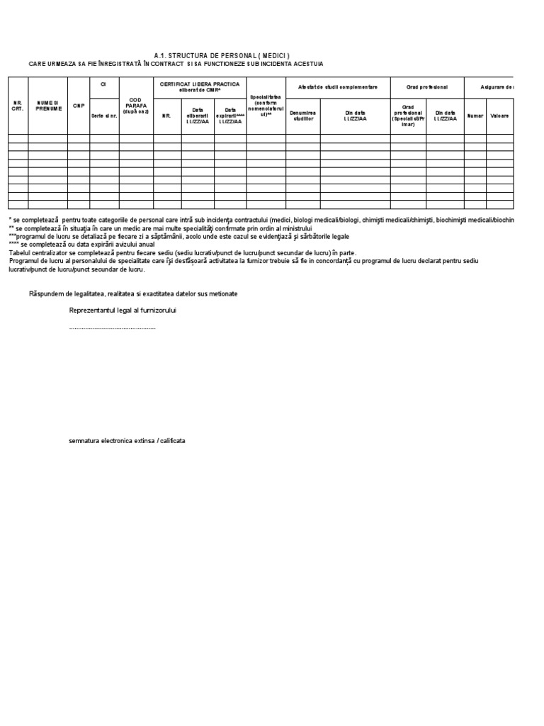 Tabel Anexa 49A PT BVA | PDF