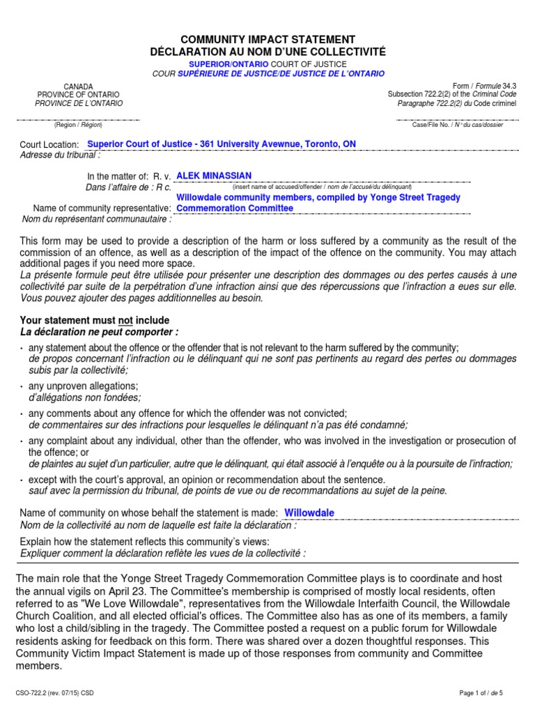 Victim Impact Statements | PDF | Justice criminelle | Crime et violence
