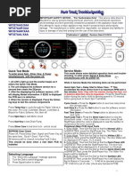 Samsung WF337 Technicians Only Fast Track Troubleshooting Guide R2