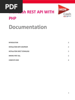 Moncash Rest Api With PHP: Documentation