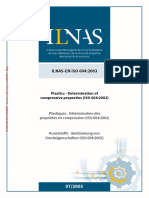 ILNAS-EN ISO 604:2003: Plastics - Determination of Compressive Properties (ISO 604:2002)