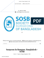 Surgeons in Rangpur, Bangladesh - SOSB