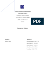 Pensamiento Holístico. INFORME